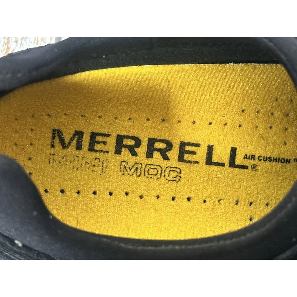 Merrell jungle Moc Size (4) Youth Junior Black Merrell Slip On Shoes Rubber Sole